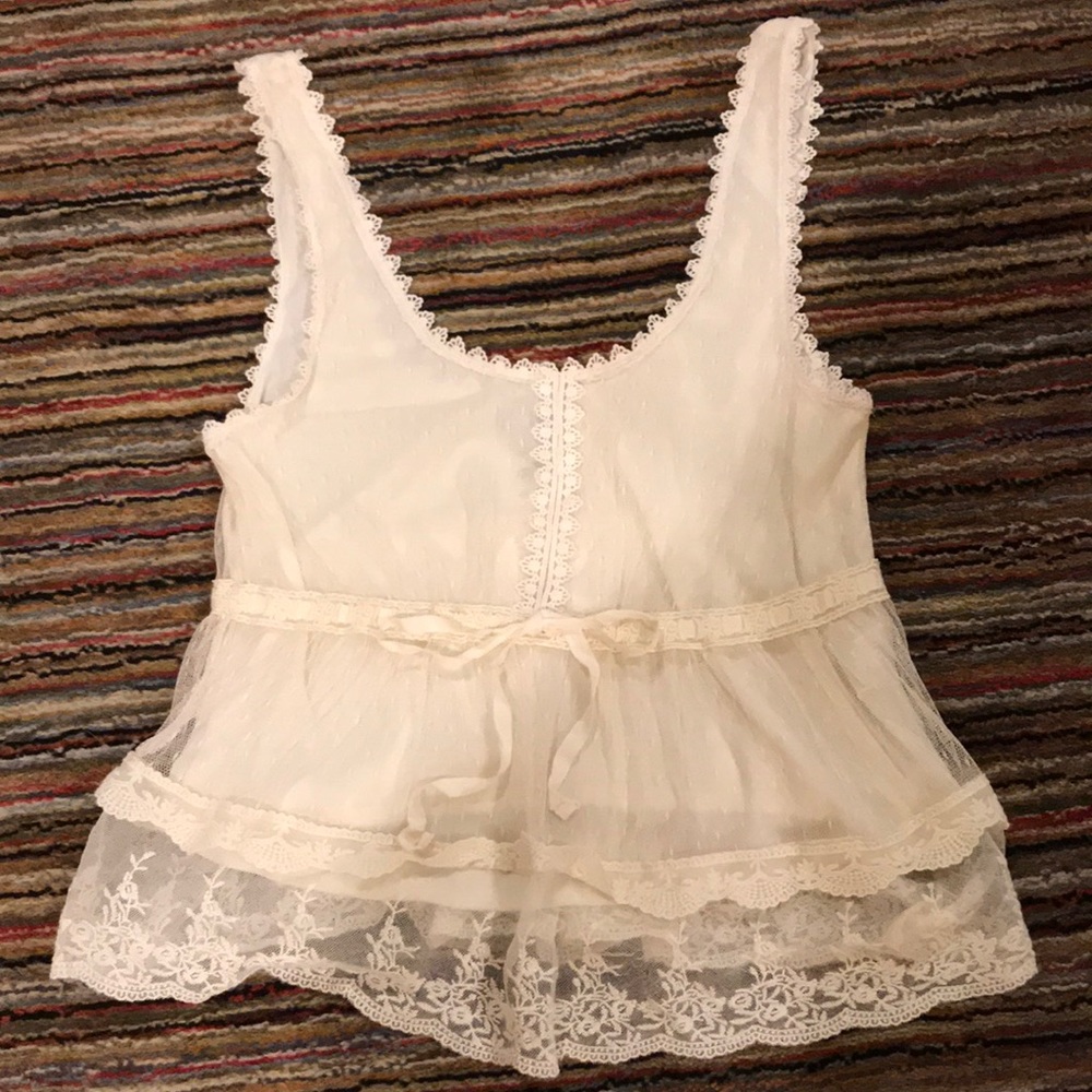 F21 lace tank top